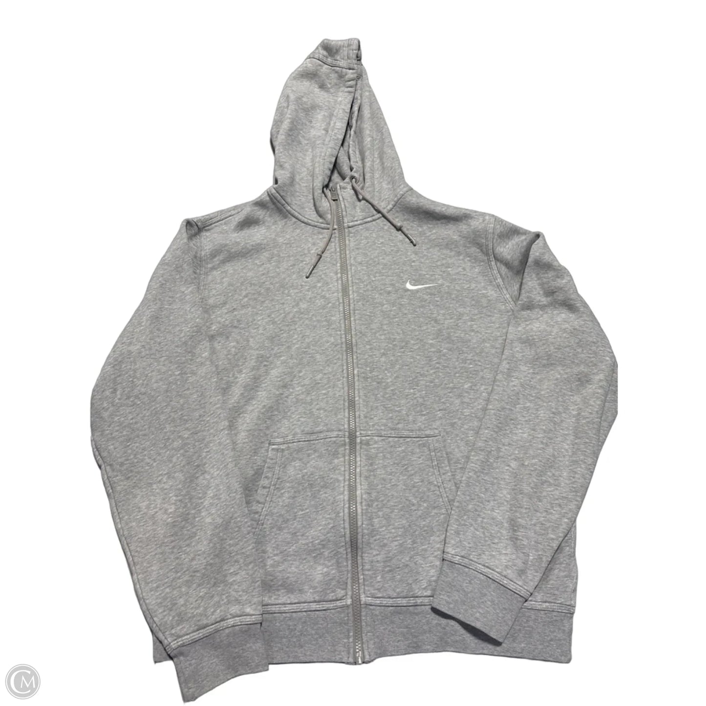 Sweatshirt Hoodie By Nike In Grey, Size: Xl