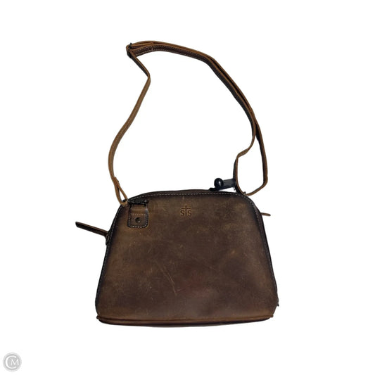 Handbag Leather By Cmb, Size: Medium