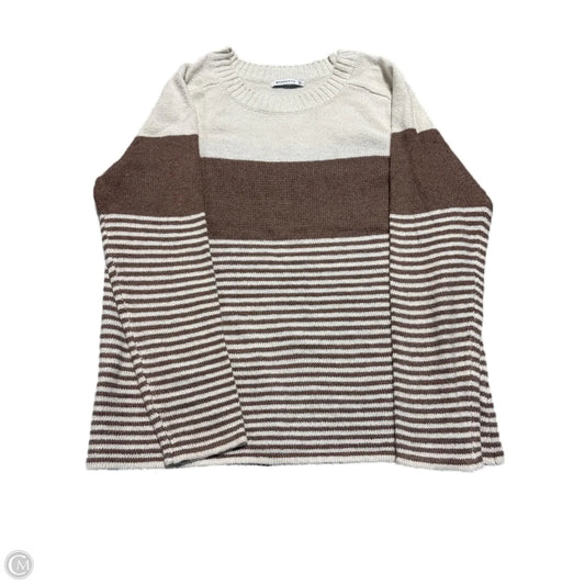 Sweater By Staccato In Striped Pattern, Size: L