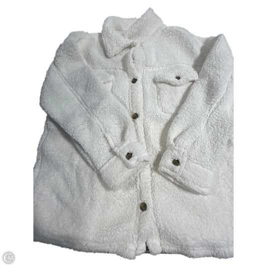 Top Long Sleeve By 32 Degrees In Cream, Size: M