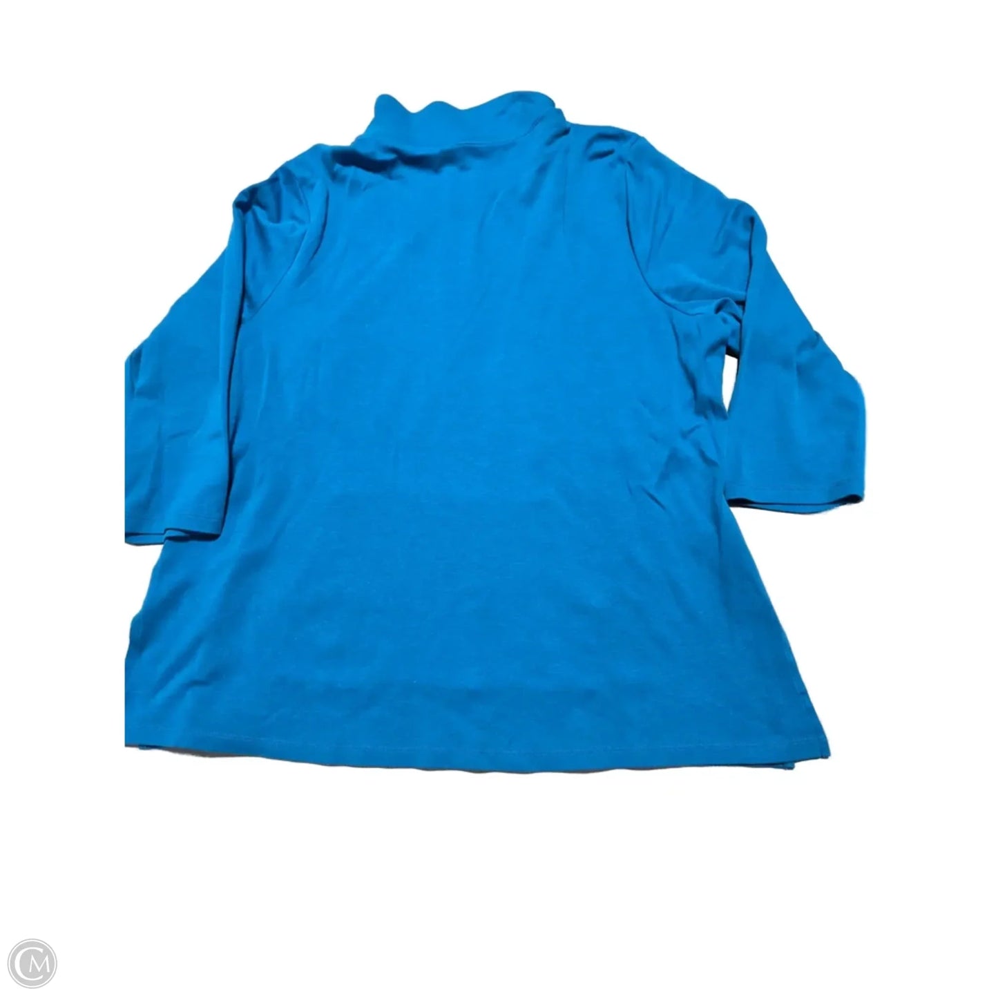 Sweatshirt Collar By Isaac Mizrahi Live Qvc In Blue, Size: Xl