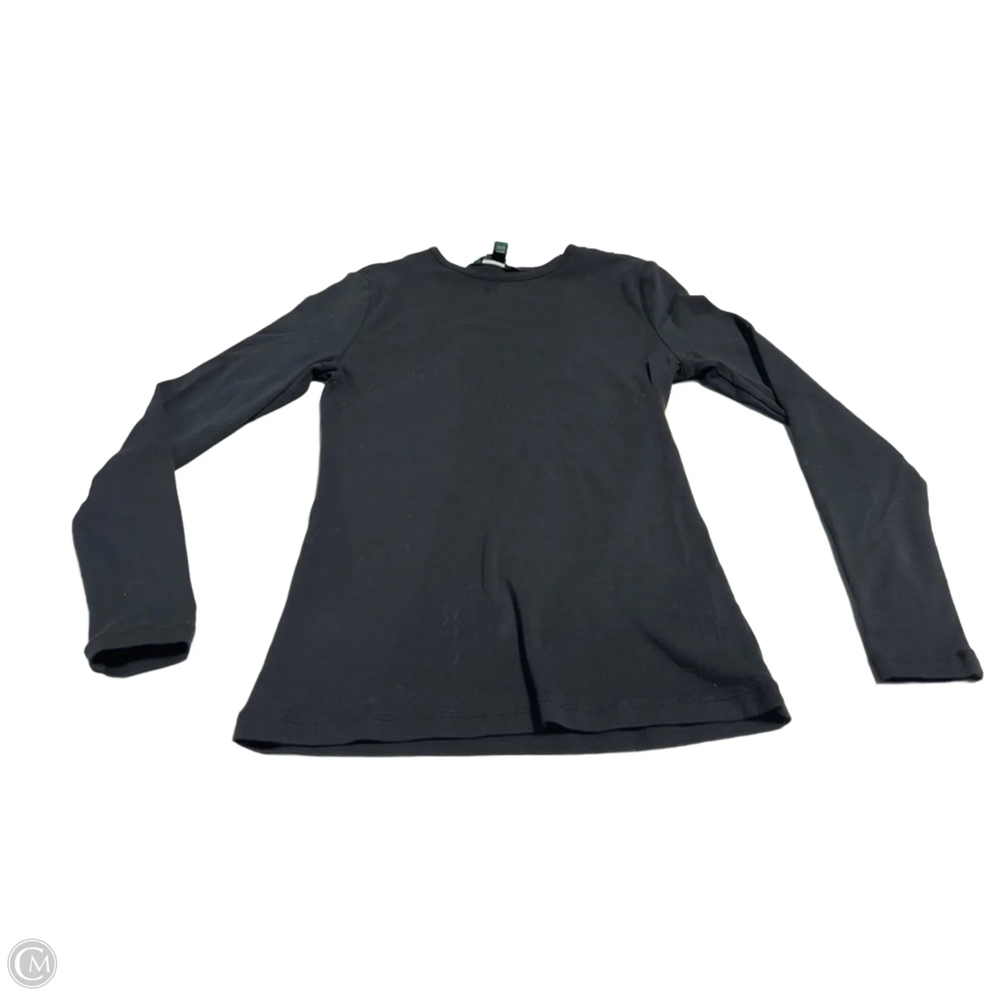 Top Long Sleeve Basic By Lauren By Ralph Lauren In Black, Size: S