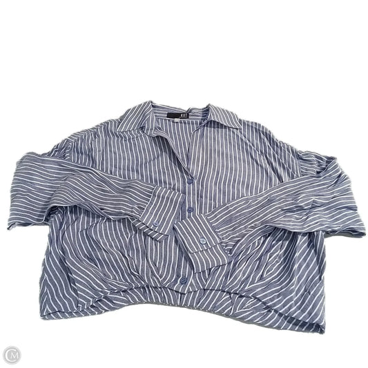 Blouse Long Sleeve By Kut In Blue, Size: Xs