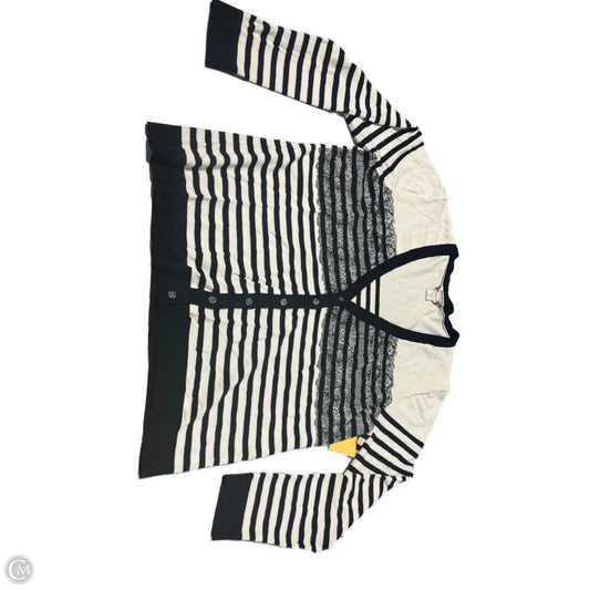 Cardigan By Coldwater Creek In Striped Pattern, Size: Xl