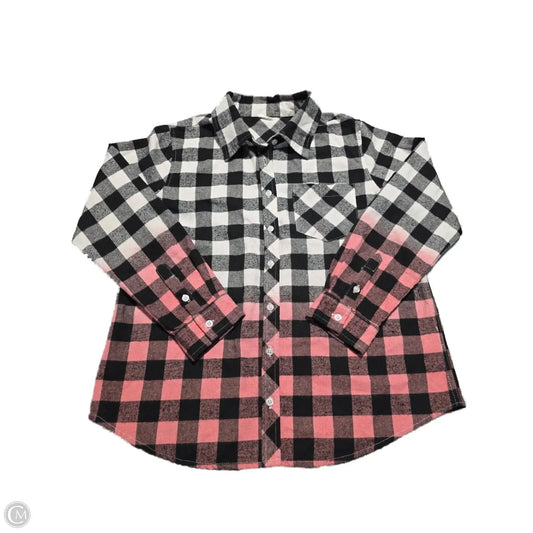 Top Long Sleeve By Cme In Polkadot Pattern, Size: S