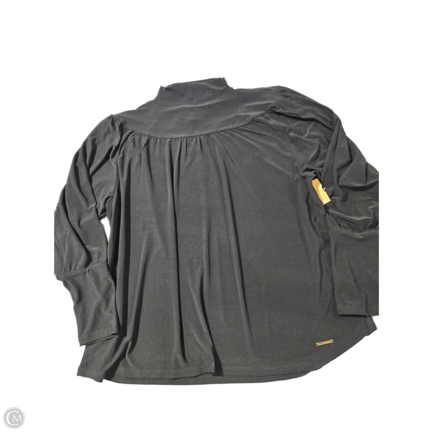 Top Long Sleeve By Anne Klein In Black, Size: L