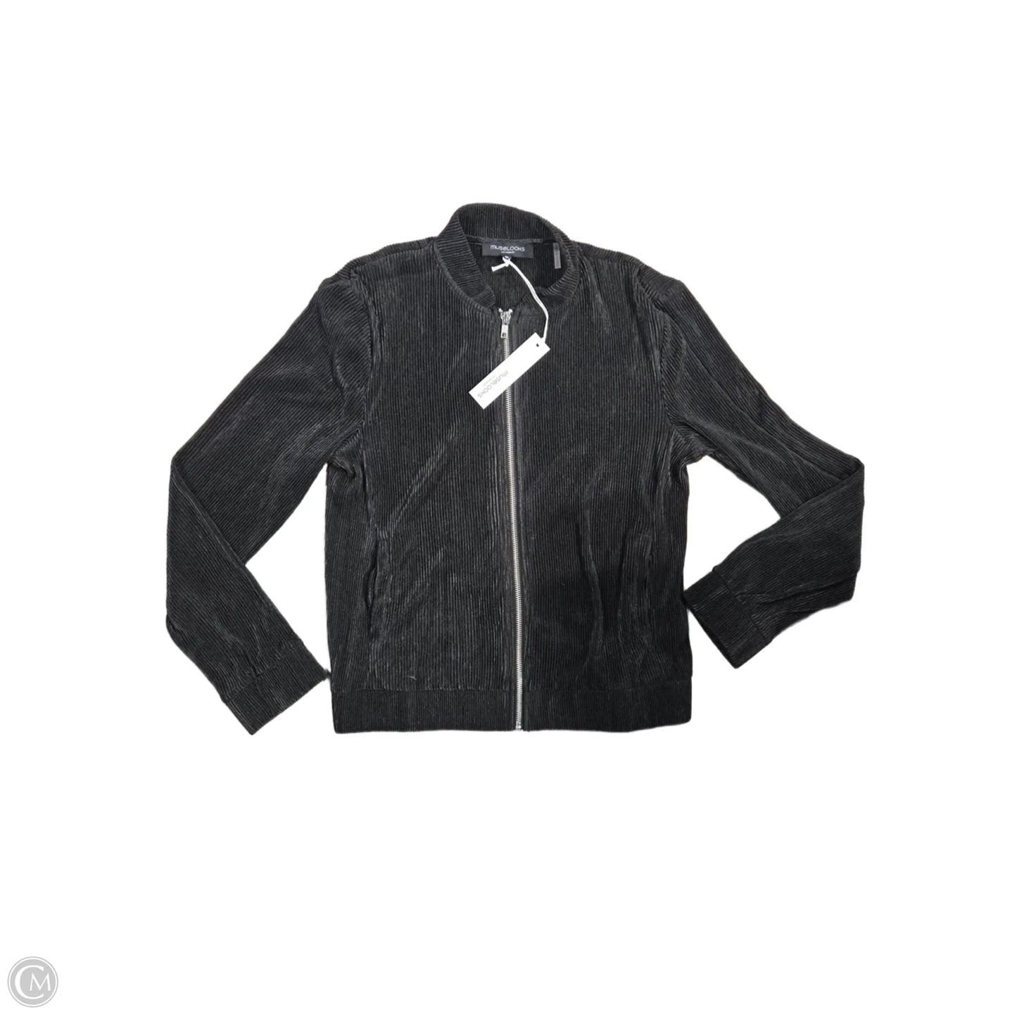 Blouse Long Sleeve By Cme In Black, Size: M