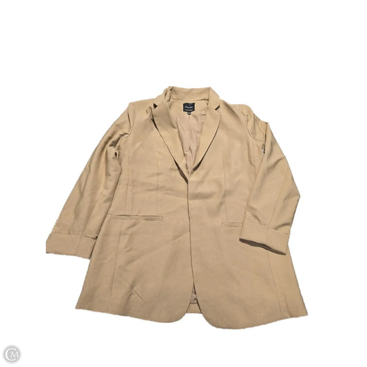 Blazer By Love Tree In Tan, Size: Xl