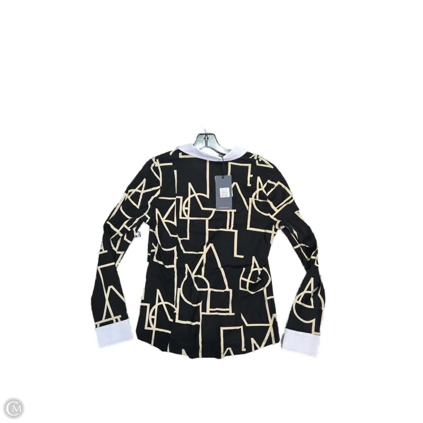 Blouse Long Sleeve By Cma In Black & Tan, Size: M