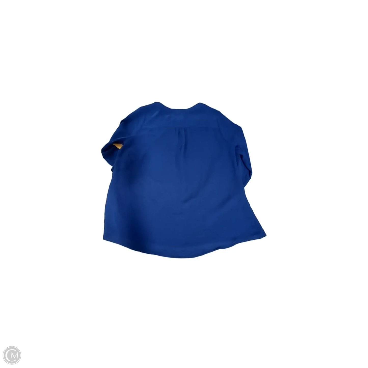 Blouse Long Sleeve By 41 Hawthorn In Blue, Size: M