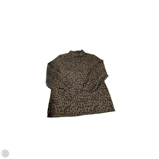 Blouse Long Sleeve By Cmf In Animal Print, Size: S