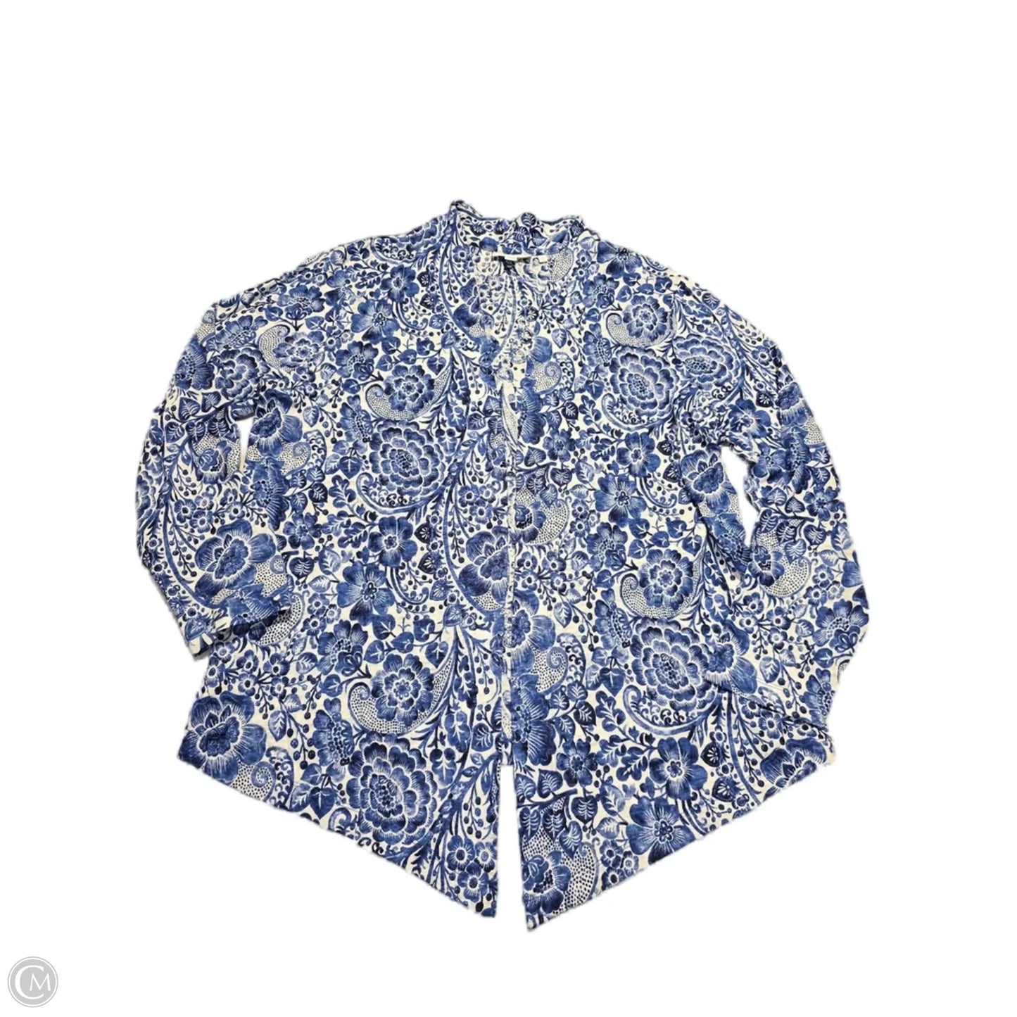 Cardigan By Chicos In Blue, Size: Xl