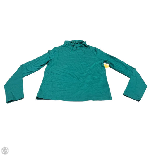 Top Long Sleeve Basic By A New Day In Teal, Size: M