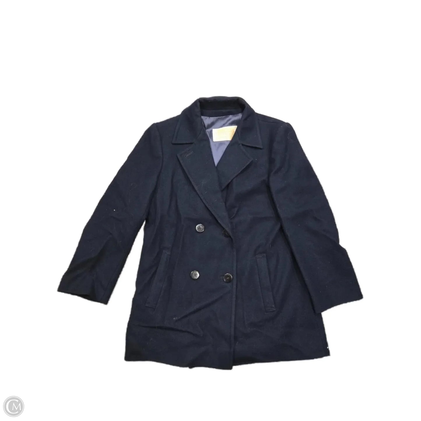 Coat Wool By Pendleton In Navy, Size: M
