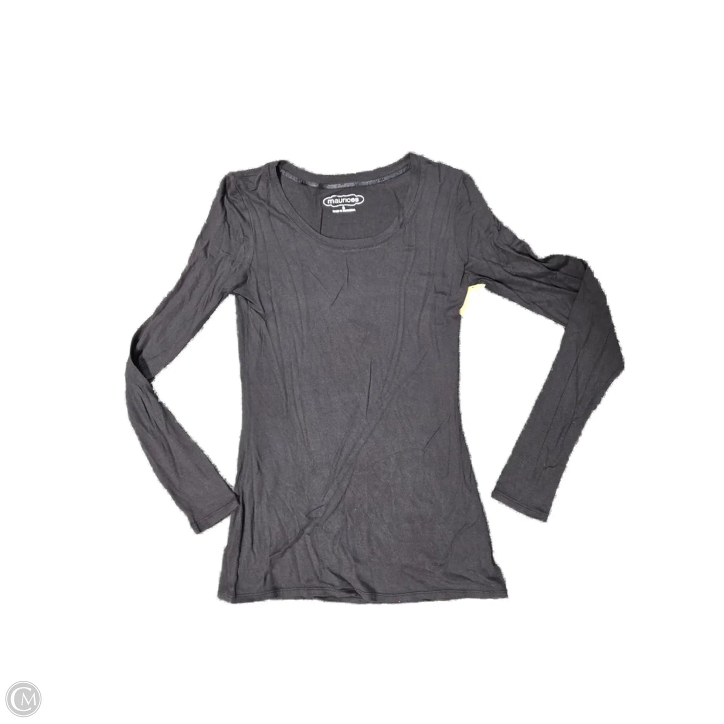 Top Long Sleeve Basic By Maurices In Black, Size: S