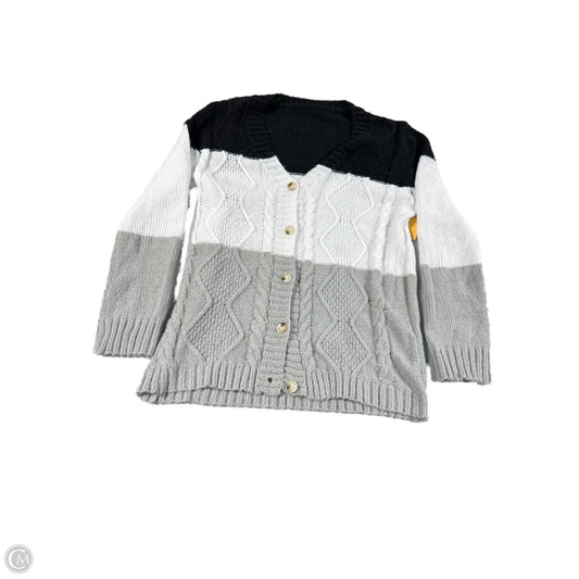 Sweater By Shein In Black & Grey, Size: L