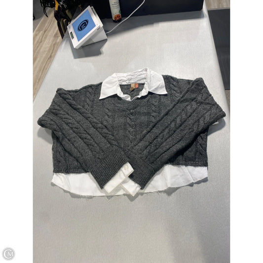 Sweater By Pilcro In Grey, Size: S