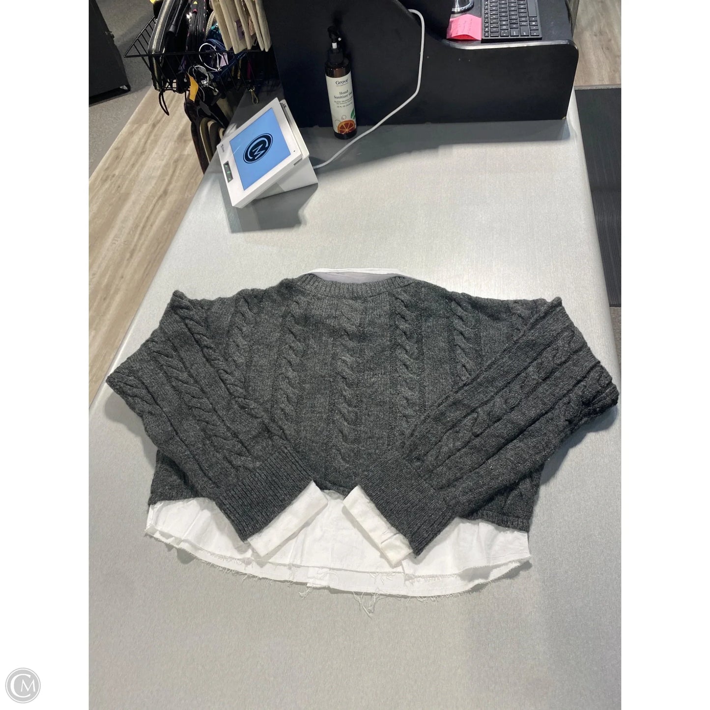 Sweater By Pilcro In Grey, Size: S