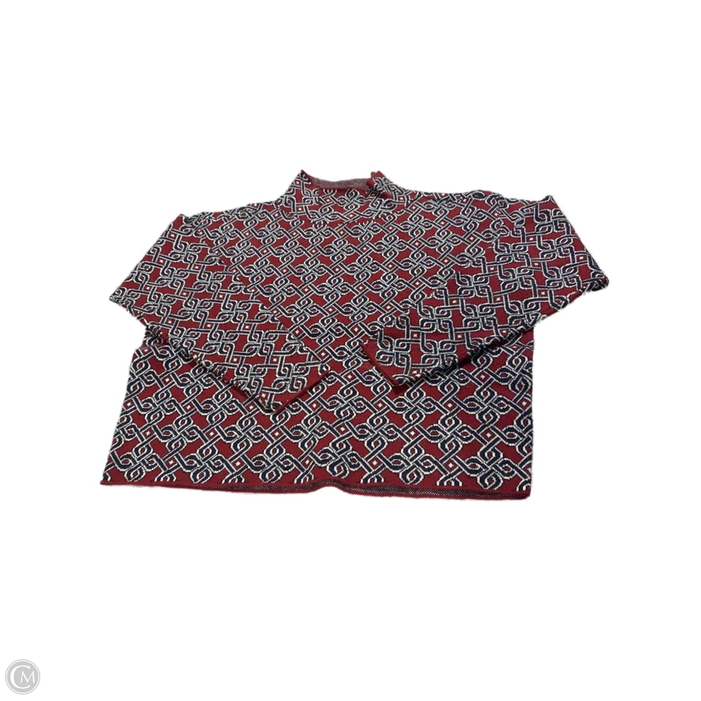 Sweater By Maeve In Blue & Red, Size: Xs