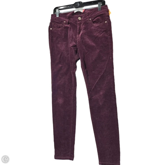 Pants Corduroy By Cabi In Purple, Size: 4