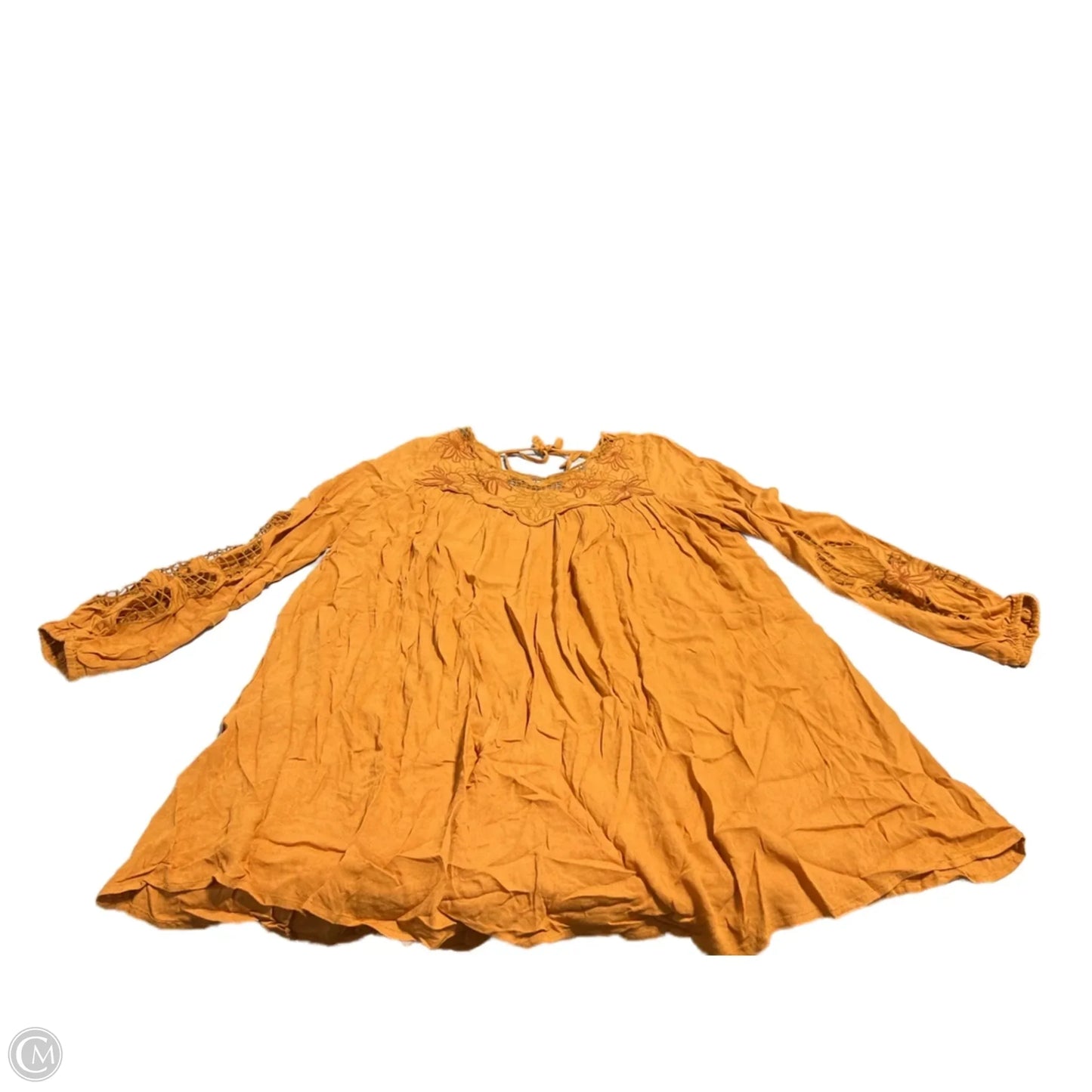 Blouse Long Sleeve By Umgee In Orange, Size: L