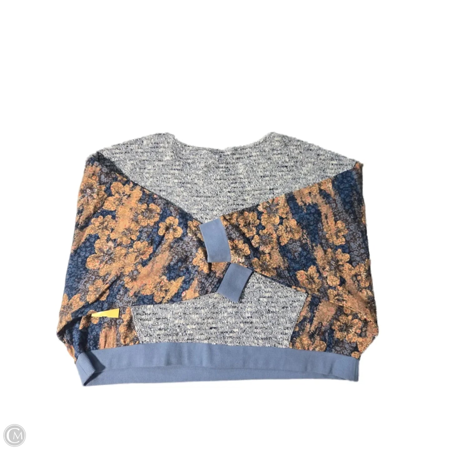 Blouse Long Sleeve By Saturday/sunday In Blue, Size: L