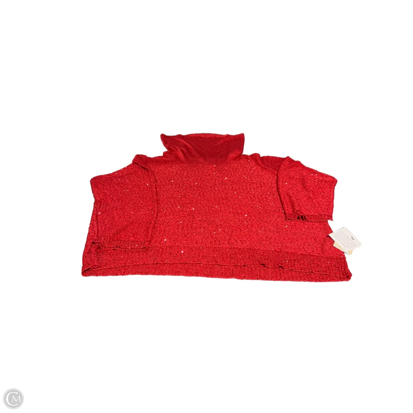 Blouse Long Sleeve By Emaline In Red, Size: 1x