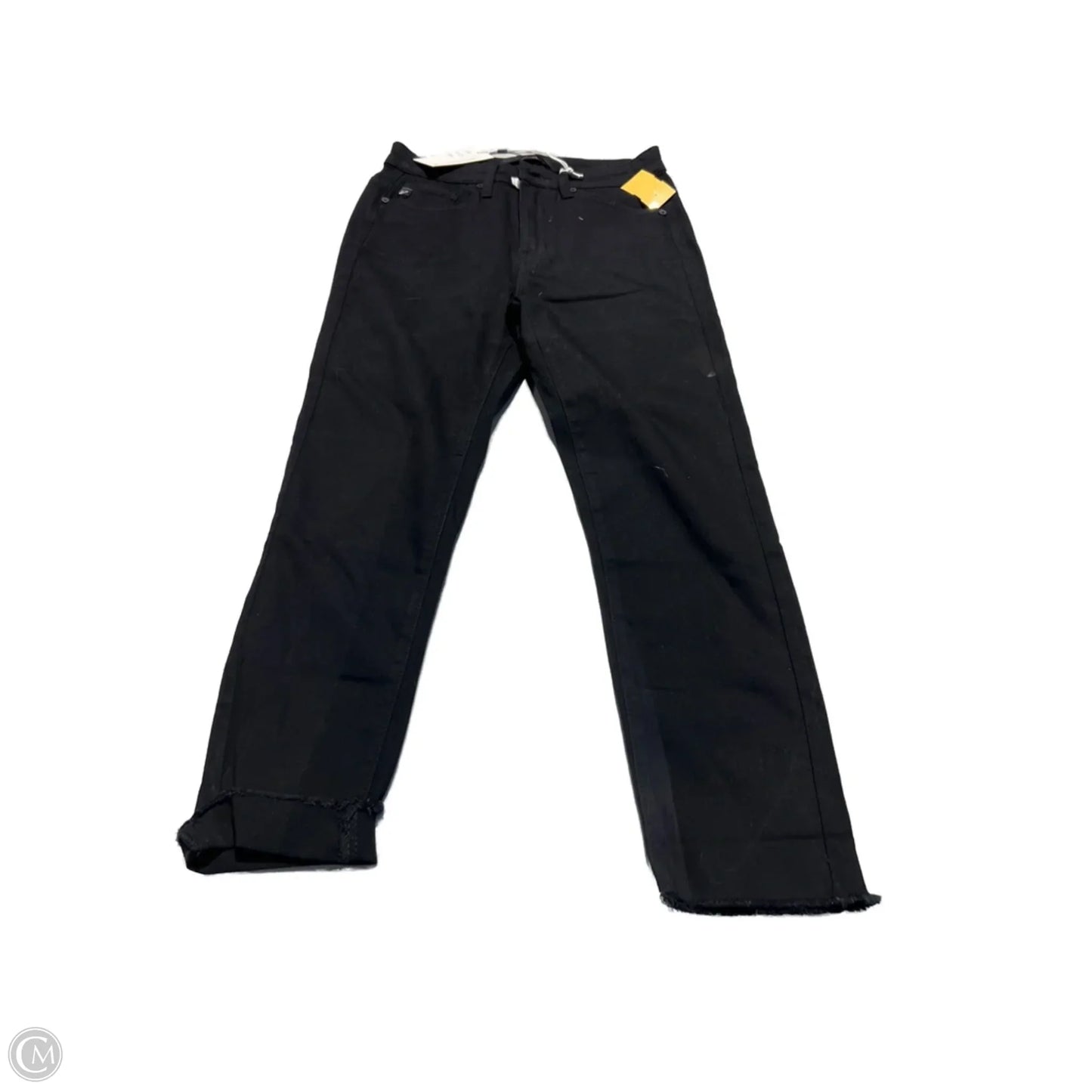 Jeans Cropped By Kancan In Black Denim, Size: 2