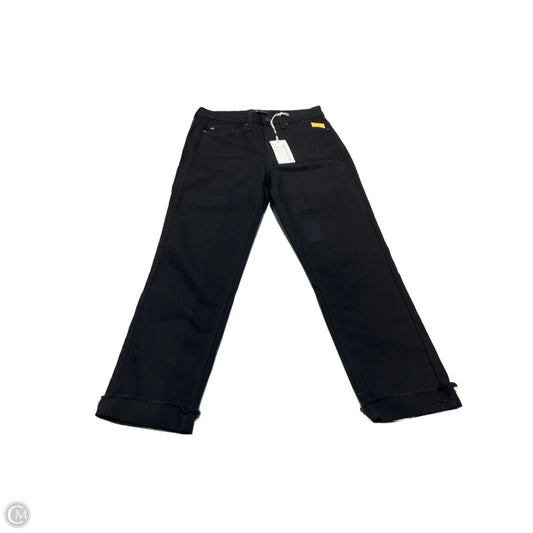 Jeans Cropped By Kancan In Black Denim, Size: 2