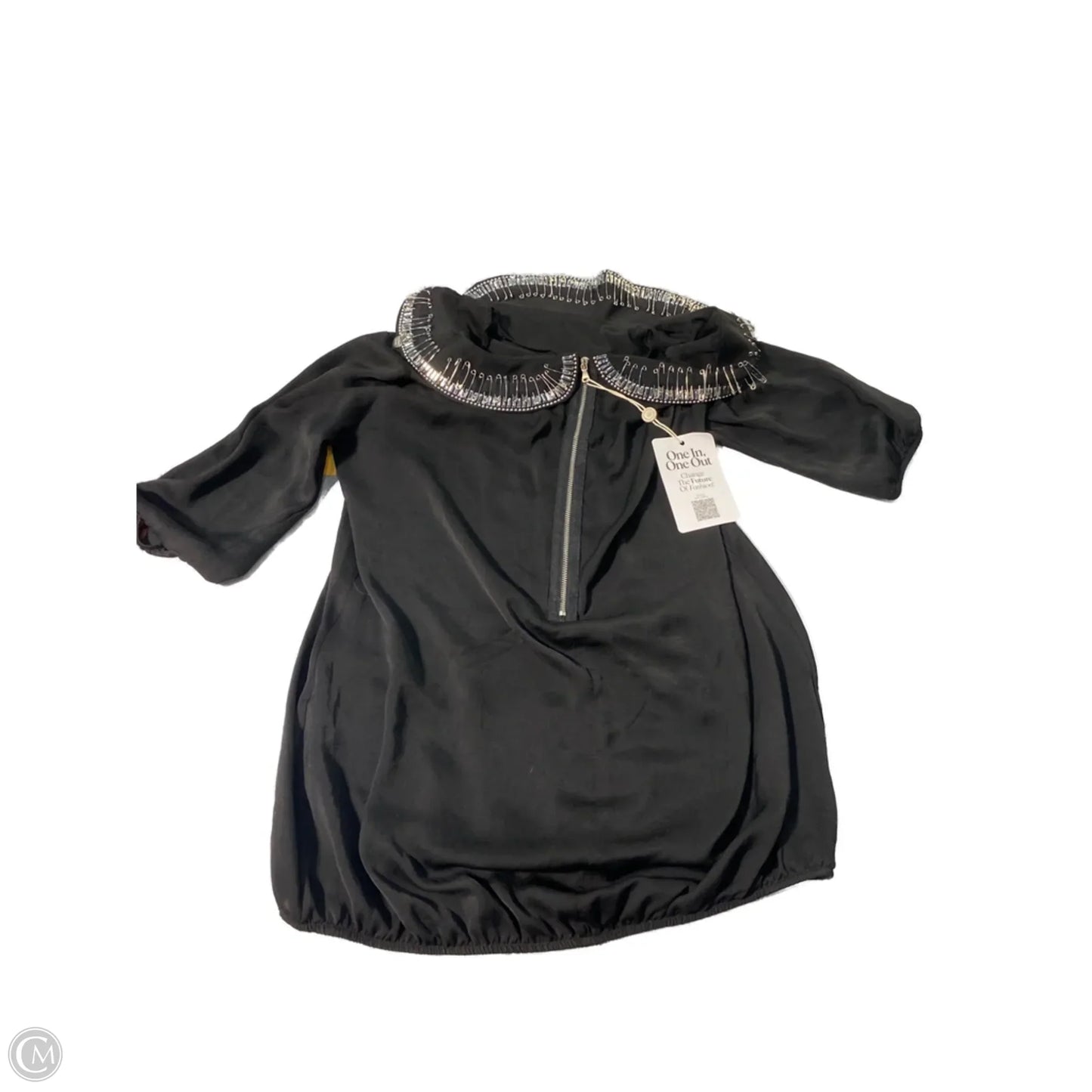 Top Short Sleeve By Cmc In Black, Size: S