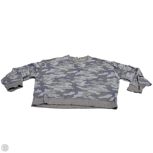 Top Long Sleeve By Z Supply In Camouflage Print, Size: L