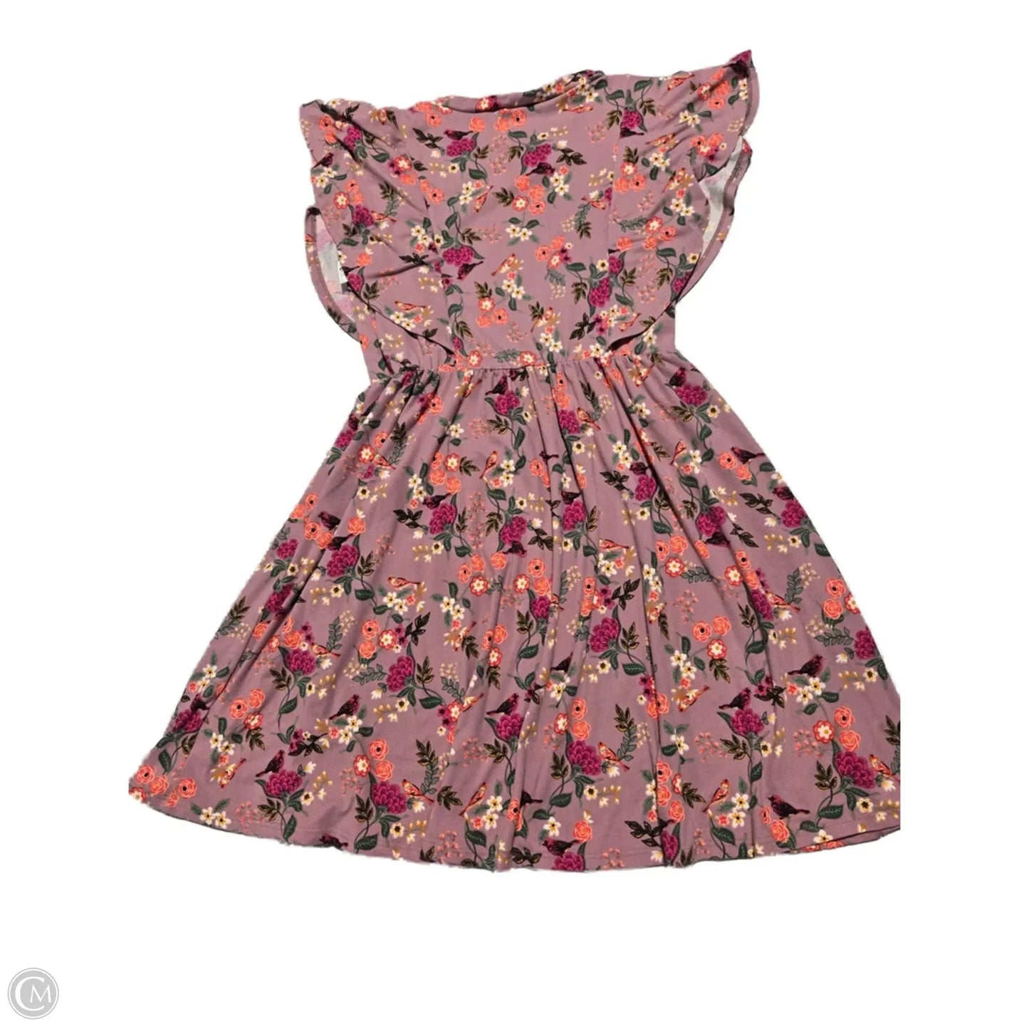 Dress Casual Short By Cmc In Floral Print, Size: L