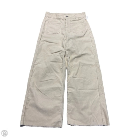 Jeans Wide Leg By Oat In Cream, Size: 10