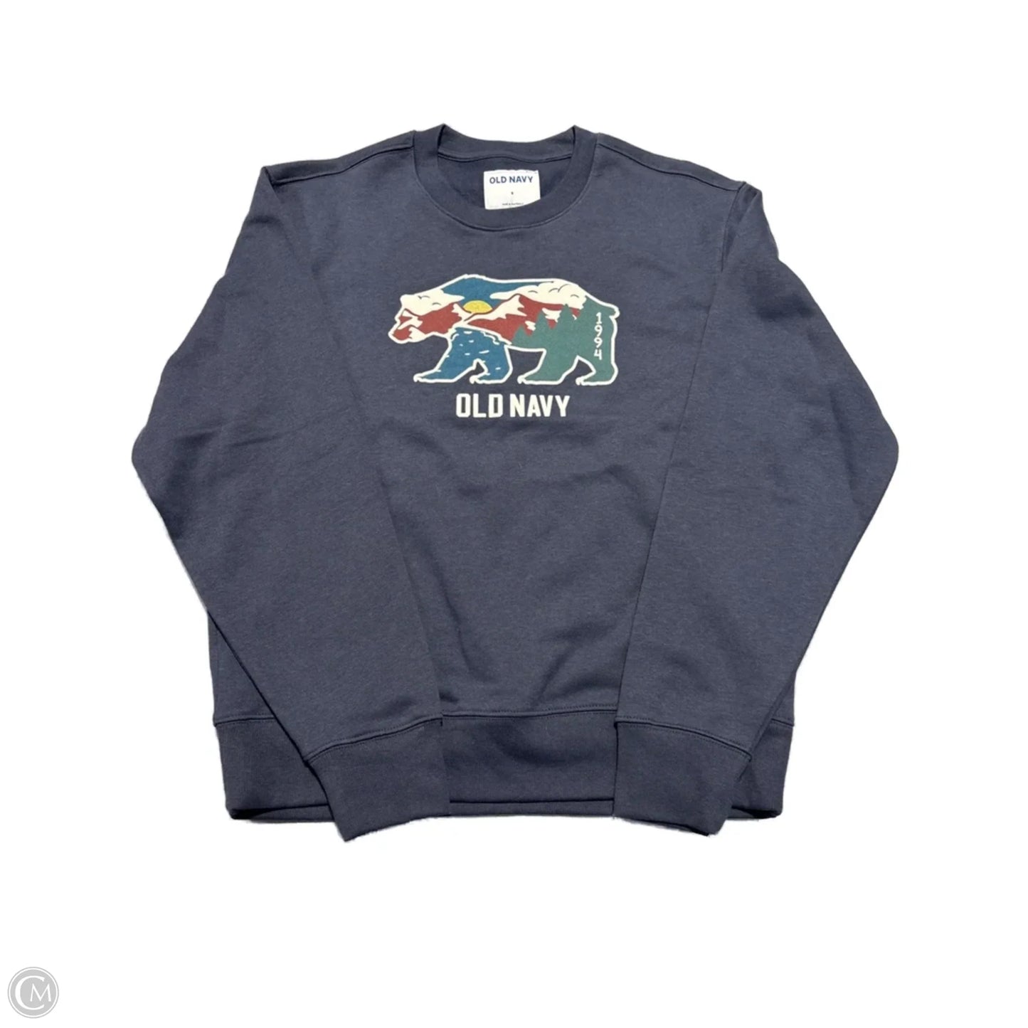 Top Long Sleeve Basic By Old Navy In Blue, Size: S