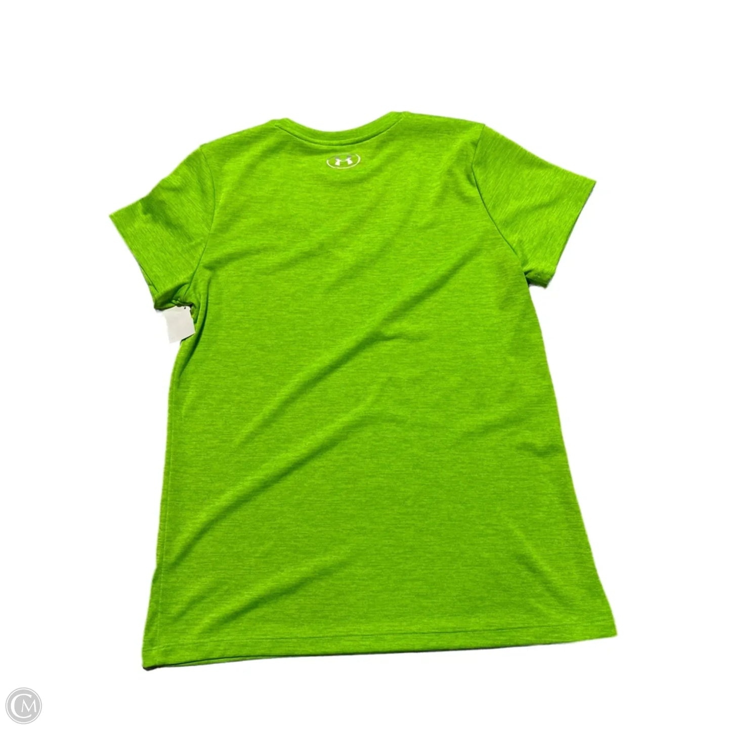 Athletic Top Short Sleeve By Under Armour In Green, Size: M