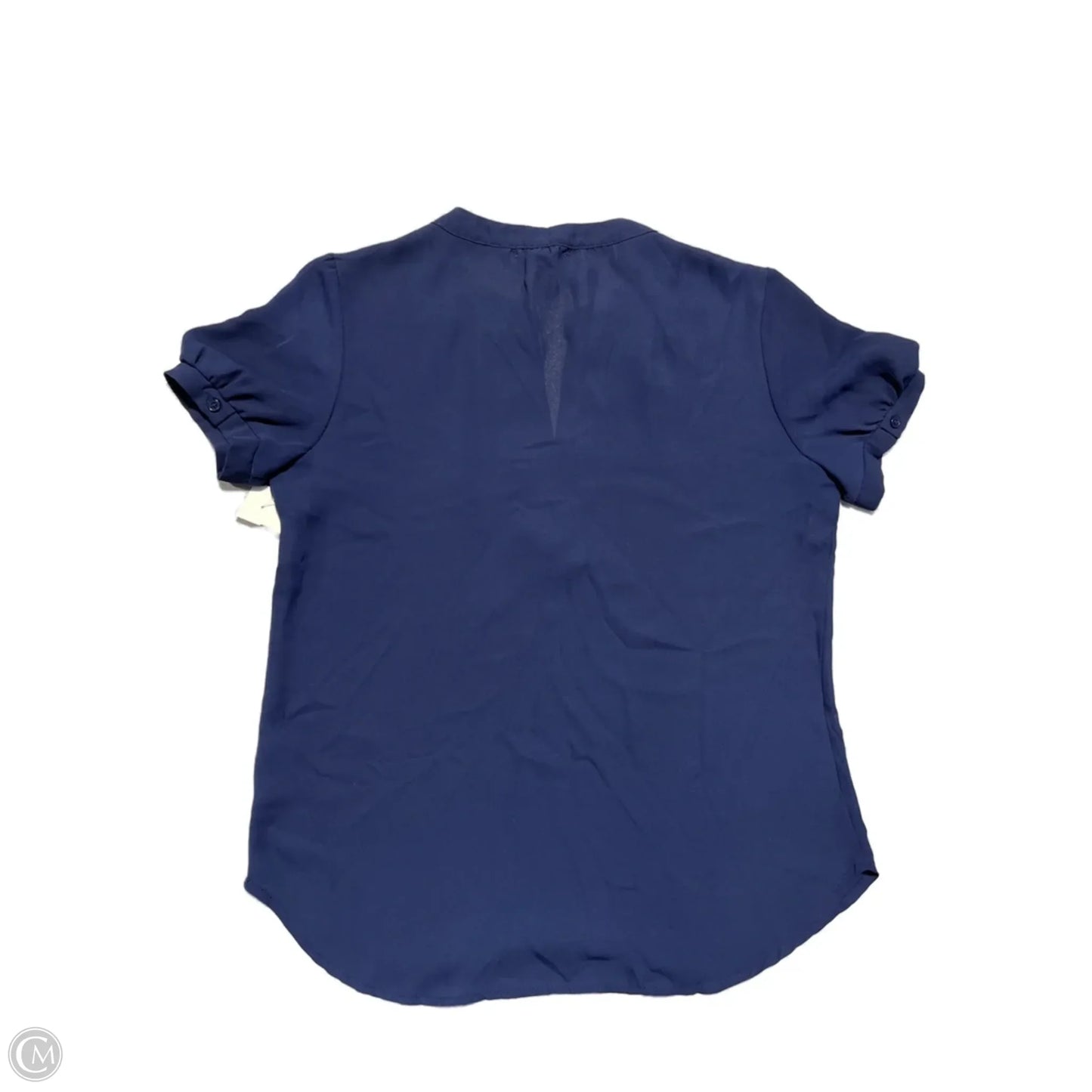 Blouse Short Sleeve By Pleione In Navy, Size: S