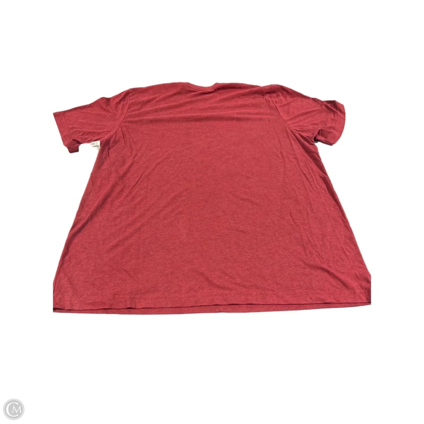 Top Short Sleeve Basic By Canvas In Red, Size: Xl