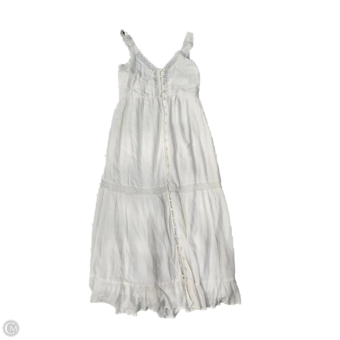 Dress Casual Maxi By Oneill In Cream, Size: M