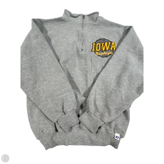 Top Long Sleeve Basic By Russel Athletic In Grey, Size: M