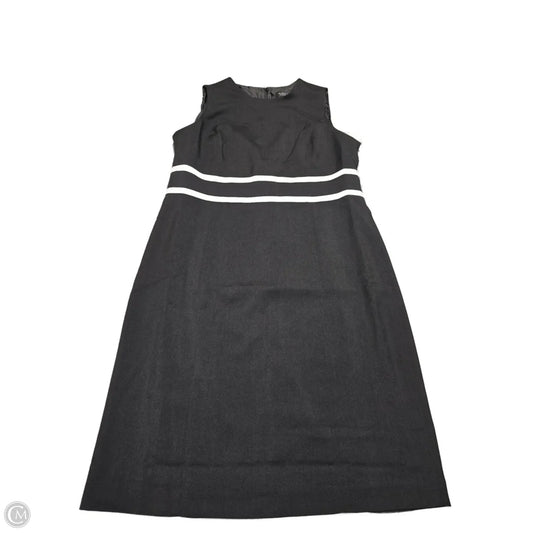Dress Casual Midi By Black Label In Black, Size: 14