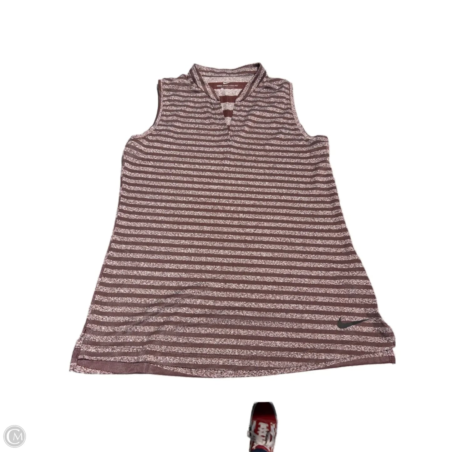 Athletic Tank Top By Nike In Brown, Size: S