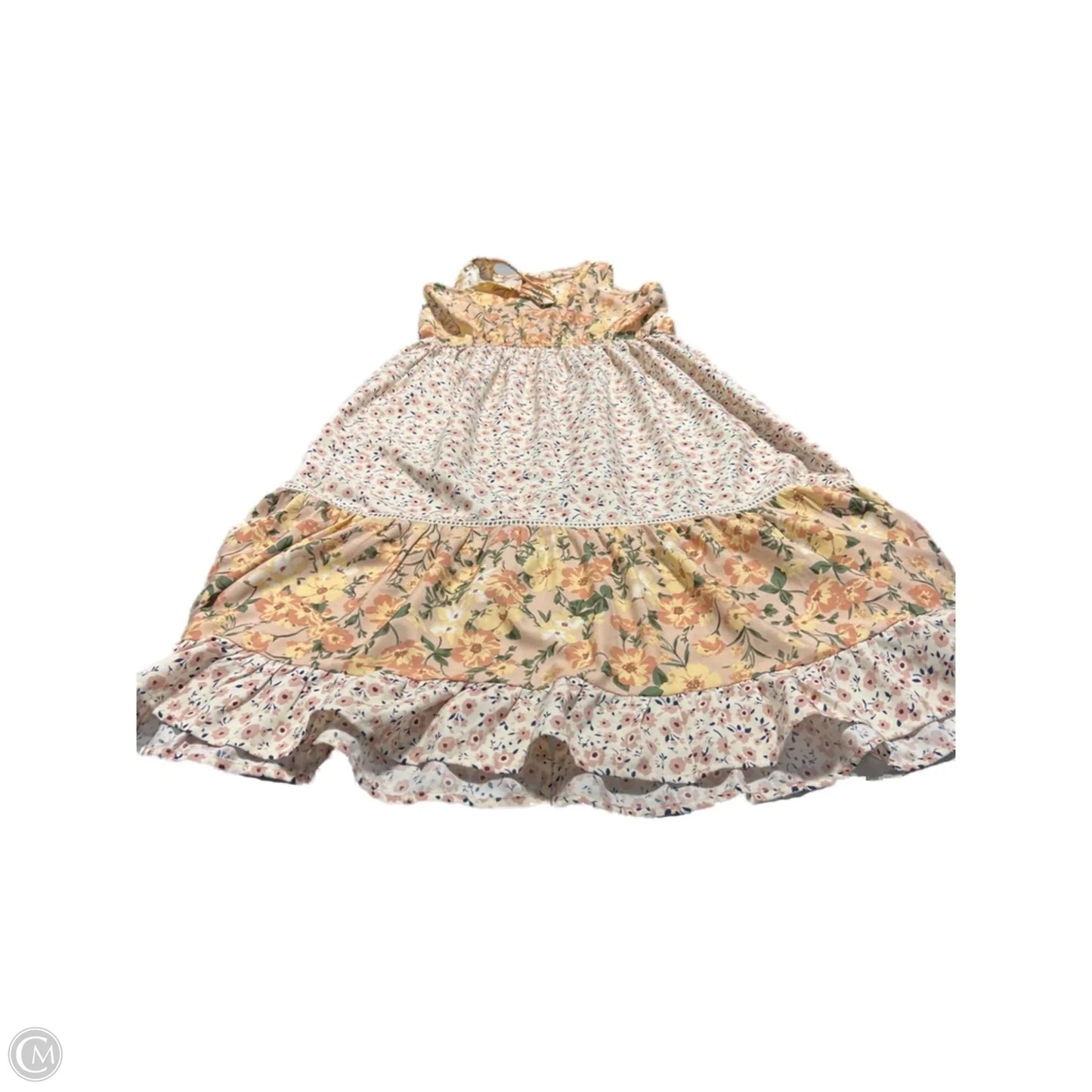 Dress Casual Midi By Bogs In Floral Print, Size: M