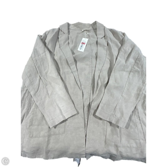 Blazer By Eileen Fisher In Tan, Size: Xl