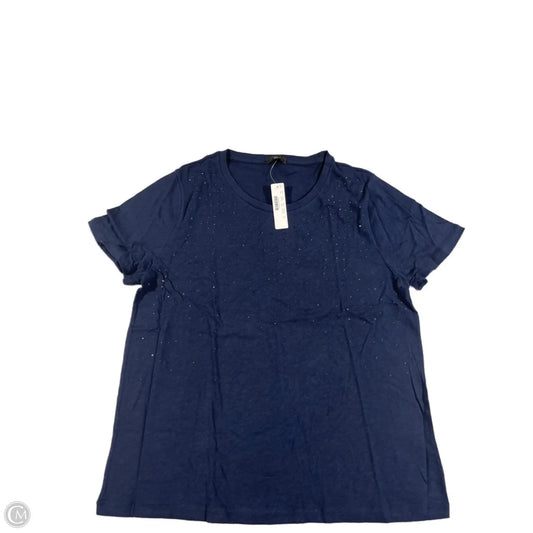 Top Short Sleeve Basic By J. Crew In Navy, Size: Xl