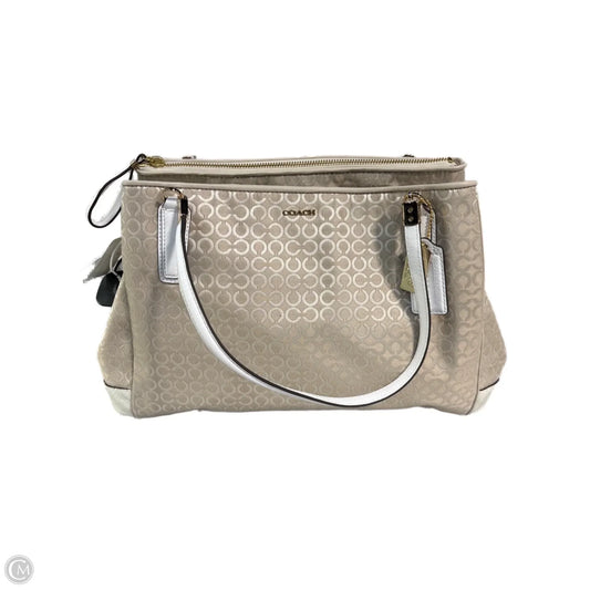 Handbag Designer By Coach, Size: Large