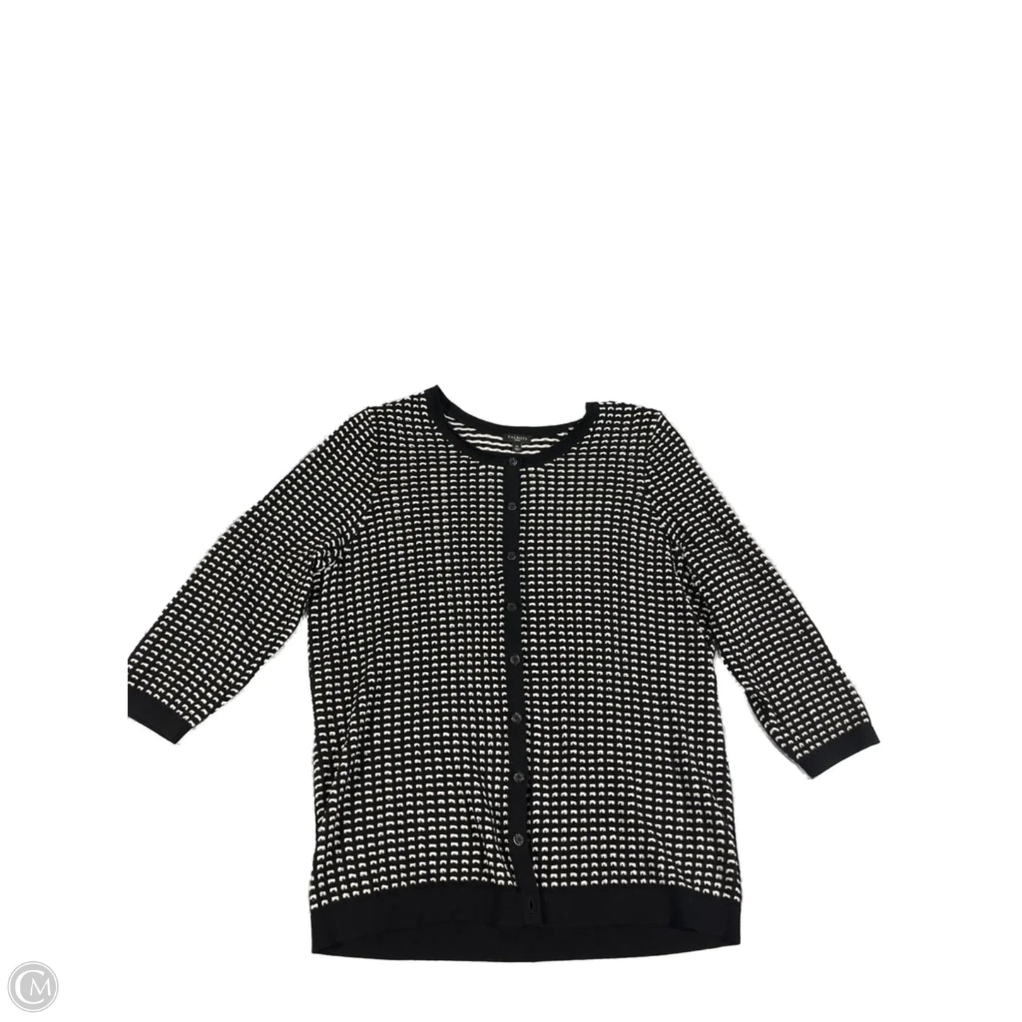 Cardigan By Talbots In Striped Pattern, Size: 1x