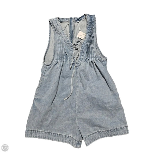 Romper By Cmc In Blue Denim, Size: M