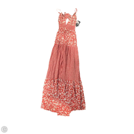 Dress Casual Maxi By Angie In Orange, Size: M