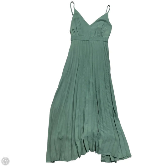 Dress Casual Midi By Cmc In Green, Size: S