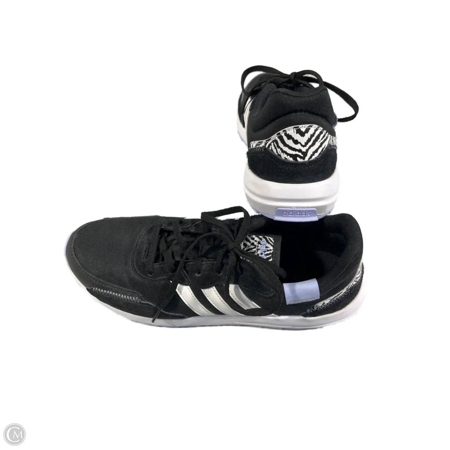 Shoes Athletic By Adidas In Black & Purple, Size: 9